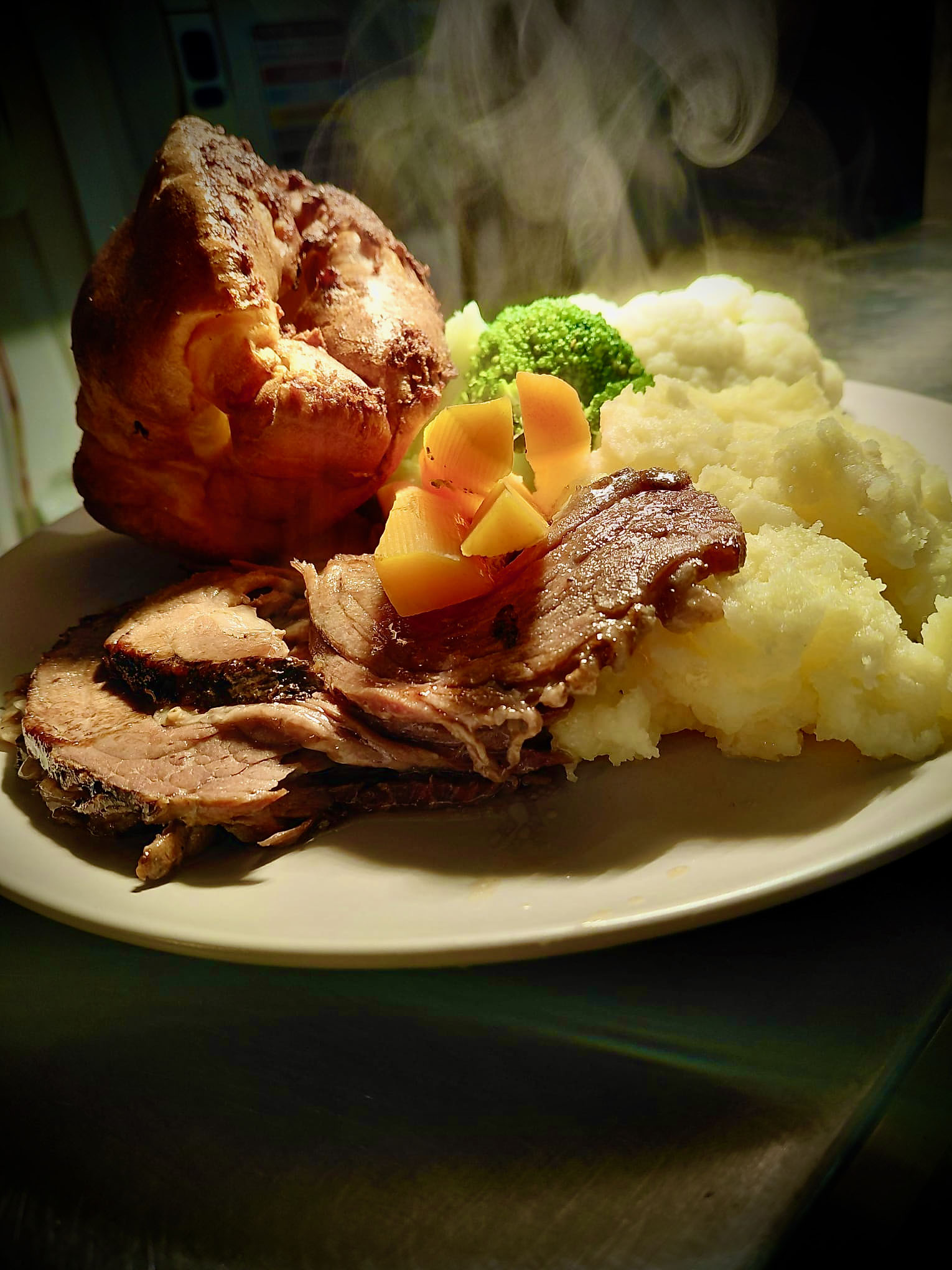 Traditional Sunday roast at the Ring O' Bells